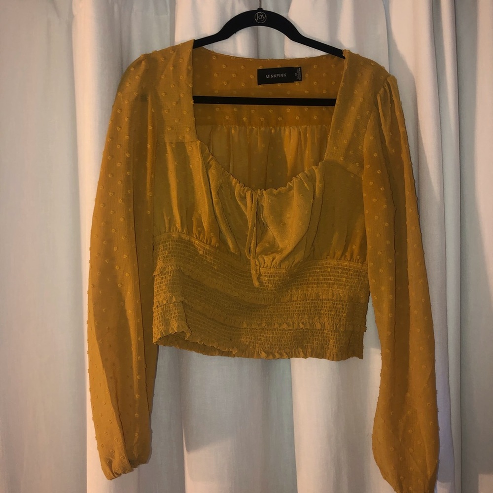 Minkpink blouse smocked